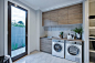 Laundry cabinetry in San Francisco style on display in the Waldorf at Berwick Waters Estate.