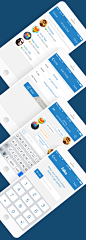 Redesign concept of hike messenger according iOS7 on Behance