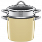 Pasta pot with lid 24cm Vitaliano Vanilla