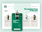 Starbucks website ux webdesign uxdesign userexperience uitrends simplicity minimalism desktop designinspiration creative behance ui interface design clean mocha green sketch coffee starbucks