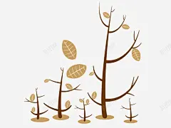 手绘抽象树矢量图高清素材 卡通树 树 秋天 矢量图 免抠png 设计图片 免费下载