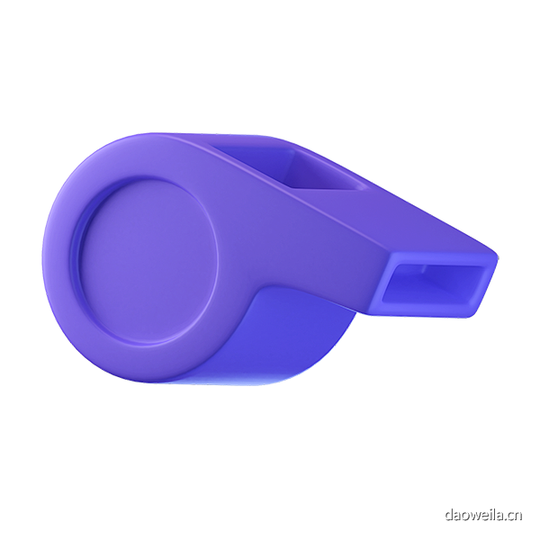 哨子Whistle-5 @到位啦UI素材 运动健身装备器械3D图标模型