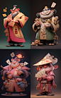 mid_eye_the_cartoon_character_in_an_chinese_outfit_holds_a_card_9f43ba21-c6bc-41b0-a9b1-699526685852