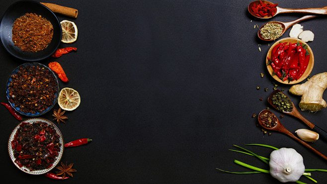 调料背景素材banner