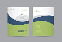 商务手册封面设计 |年度报告和公司简介封面 |小册子和目录封面 - 设计背景 幅插画文件、美工图案、卡通及图标