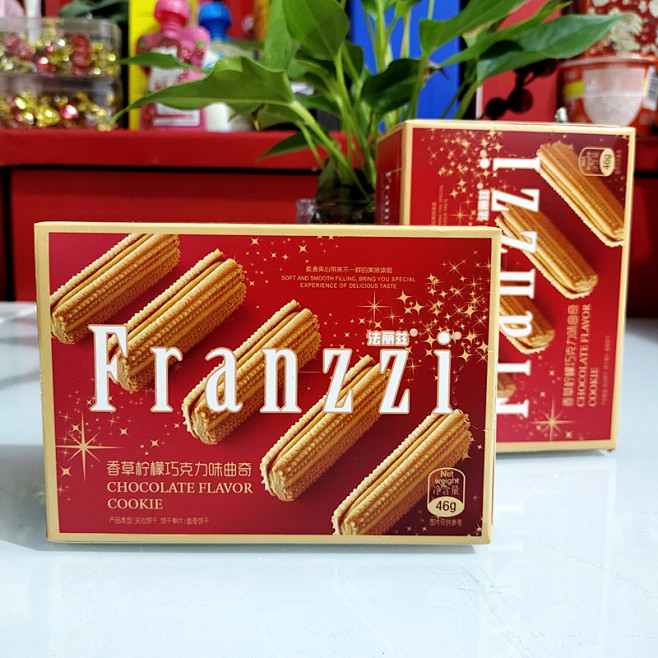 Franzzi法丽玆香草柠檬巧克力曲奇饼...