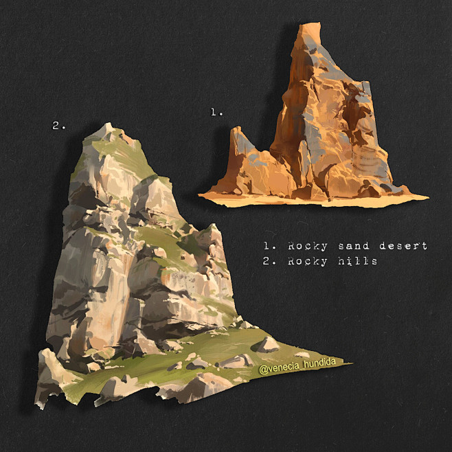 Stylized Rocks, Vene...