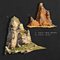 Stylized Rocks, Venecia Hundida : Palette for stylized rocks, made in photoshop CS6.