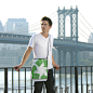 美国Dynomighty官方环保购物袋 斜挎包 轻便简洁背包 纸质