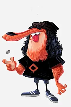 扔硬币的狗png免抠素材_新图网 https://ixintu.com 美漫 美式漫画 涂鸦 街头涂鸦 暗黑系 嘻哈 潮流 潮牌 卡通 Q版 插画