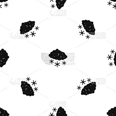 黑色,雪,云,季节,几何形状,式样,天气,气象学,自然,重复