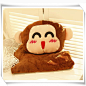可爱猴子情侣空调毯抱枕毛绒玩具布娃娃送男女生日情人礼物 正品