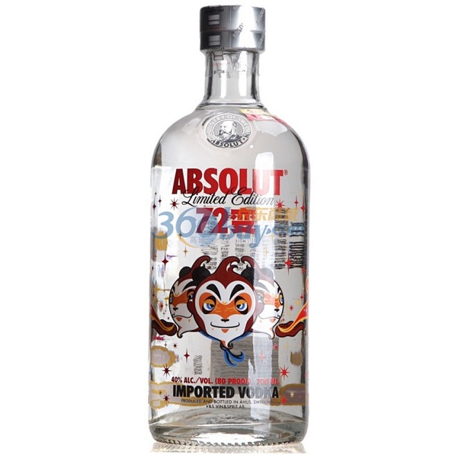绝对伏特加72变中国限量版700ml