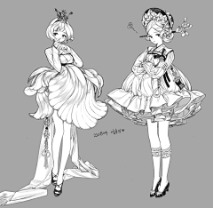 眠鹤采集到【画师作品】twi@LEmon89H(设计/立绘)