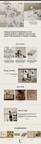 Web Design Inspiration | Layout for Squarespace Template Idea