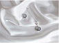 [MERRYMOTIVE메리모티브]Silver drop unbalanced earring