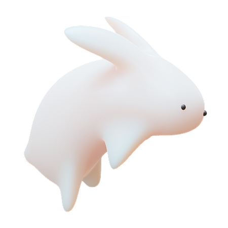 Jumping Rabbit 3D Ic...