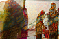 Drying saris near to the Ganges river. - 2014-05-28_258471_sense-of-place.jpg