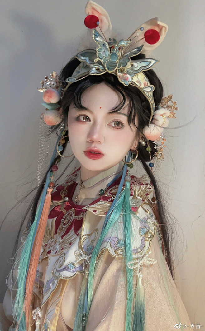 蓬莱兔仙
#界啊音的造型#