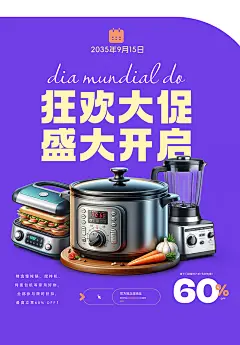 家电狂欢大促海报PSD