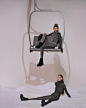 Photo by Fendi on December 05, 2023. May be an image of 2 people, snowsuit, turtleneck, ski and ski slope.