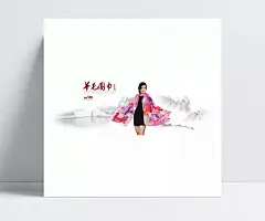 江南风丝巾全屏海报|女装,全屏海报,电商模板