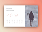 Weather app inspiration – Muzli -Design Inspiration : via Muzli design inspiration