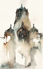 Dreamy Architectural Watercolors by Sunga Park | Pure Art
