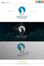 Night Cat Logo Template PSD, Vector EPS, AI #logotype Download: http://graphicriver.net/item/night-cat-logo/11250287?ref=ksioks