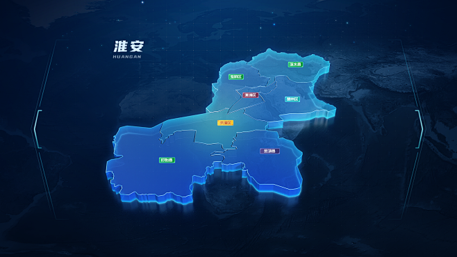 淮安地图