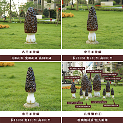 泉州园林景观雕塑摆件采集到仿真羊肚菌雕塑