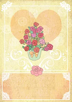 黄色唯美插画手绘高清素材 喜欢 免费下载 页面网页 平面电商 创意素材