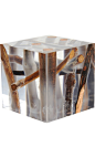 BLEU NATURE  Kisimi Frosted Driftwood Cube  Helloooooooooooooooo!!!!!!!!!!!!!!!!!!!!!!!!!!