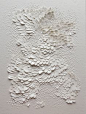 Bas-relief en papier aquarelle grain satiné, format 20x15cm (c)Lauren Collin