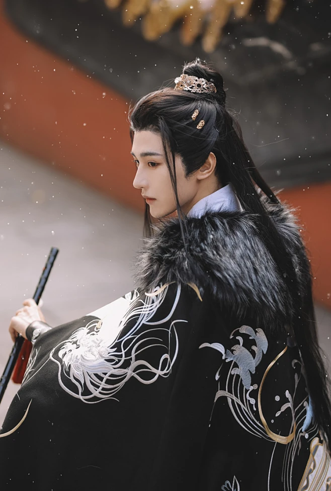 古装男士束发头饰汉服发冠男女发簪子日常发饰摄影演出cos头冠-淘宝网-花瓣网