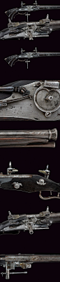A composite wheel-lock gun.    provenance:   Europe dating:    18th Century