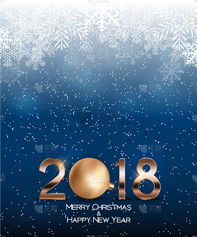 2018,抽象,新年,华丽的,季节,黄金...