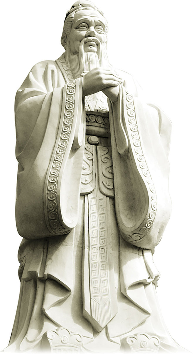 孔子石像