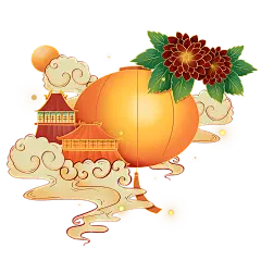 灯笼祥云中国风春节元素免抠高清_PNG：