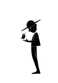 草球  的插画 候鸟