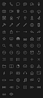 iOS 7-Inspired Line Icons 80 iOS 7-style icons in EPS format by @jayson lane http://jlane.co/ios7-icons/