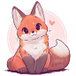 ✨ Felt like drawing a normal fox :3 ✨after drawing so many themed foxes   Feel free to request any cute animals you’d like me to draw…