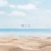 风光系列新夏日感沙滩蓝天背景
