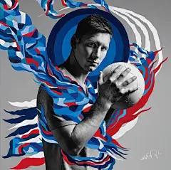 百事最新世界杯海报 梅西阿奎罗绽放蓝色魅力_体育频道_特网