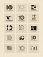 干货收藏 | 数字LOGO设计——10th - 小红书