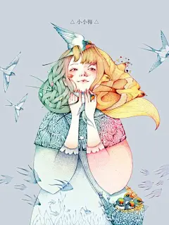 小小梅MIA 原创手绘欣赏 - 插画 - 慢生活资讯 - 慢时间