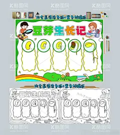 豆芽生长记手抄报  - 源文件下载【酷图网】生活小发现,探索小报,植物生长日记,植物生长小报,电子小报,学生小报,校报,模板,电子手抄报,简报,板报,手抄报,电脑小报,植物生长,豆芽,豆芽生长,豆芽生长记,黄豆芽,黄豆芽生长记,黄豆芽观察,豆芽观察日记,植物成长,豆芽成长,黄豆芽成长,芽苗,芽,苗,豆芽种植,种豆芽,发豆芽