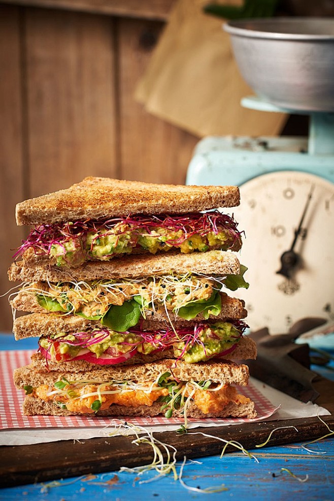 三明治sandwich美食唯美图片