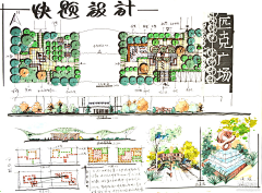 czyin采集到Landscape【快题平面图】