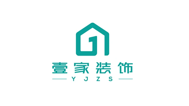壹家装饰公司LOGO设计-花瓣网